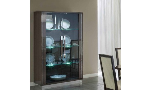 Vitrina Platinum dviejų durų Slim